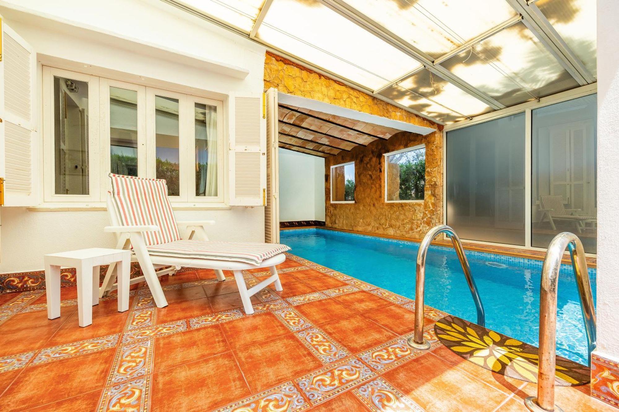 Villa Malik Mit Meerblick Und Pool Кала де Ор Экстерьер фото